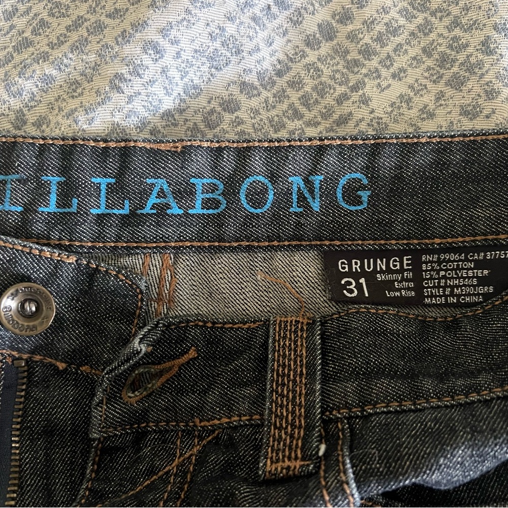 Billabong Men's Black Skinny Fit Jeans